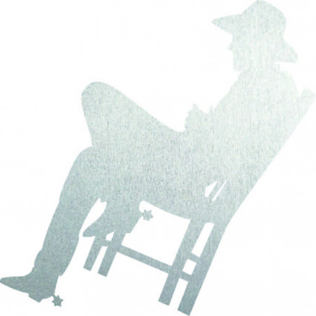 Elegancki drewniany obrazek na ścianę - KOWBOJ | SENTOP