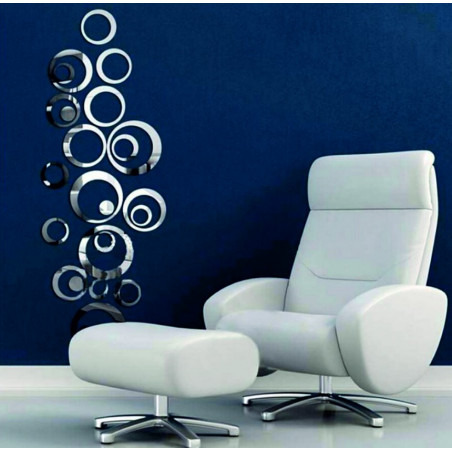 Lustra dekoracyjne. Naklejki lustro na ścianie jak obraz lub dekoracji, naklejki 3D akrylowe