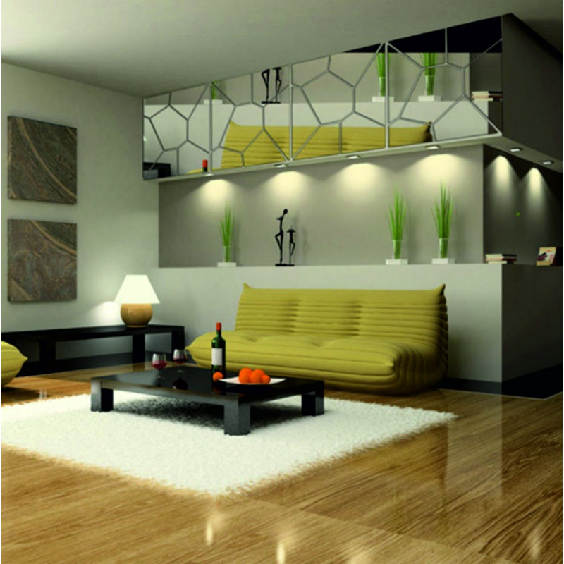 Lustra dekoracyjne. Naklejki lustrzane na ścianę, jako obraz lub dekoracja, naklejka akrylowa 3D