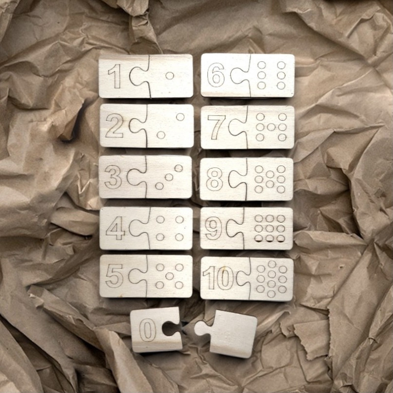 Wkład drewniany Montessori dla dzieci -...