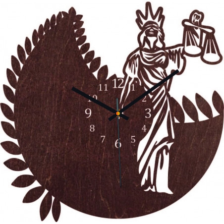 Zegarowy znak zodiaku - Waga - zarówno czarny, jak i naturalny