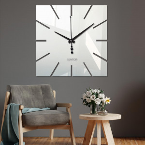 Zegar ścienny Minimalistyczny kwadratowy design - KAVARDI