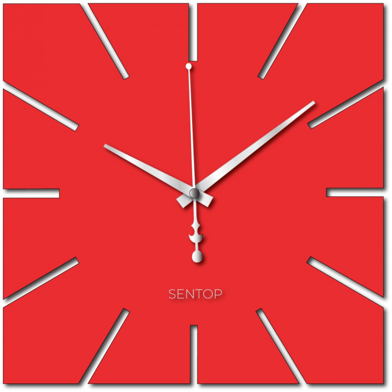 Zegar ścienny Minimalistyczny kwadratowy design - KAVARDI