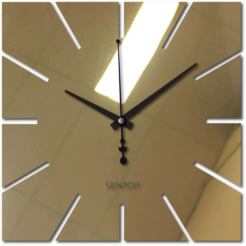 Zegar ścienny Minimalistyczny kwadratowy design - KAVARDI