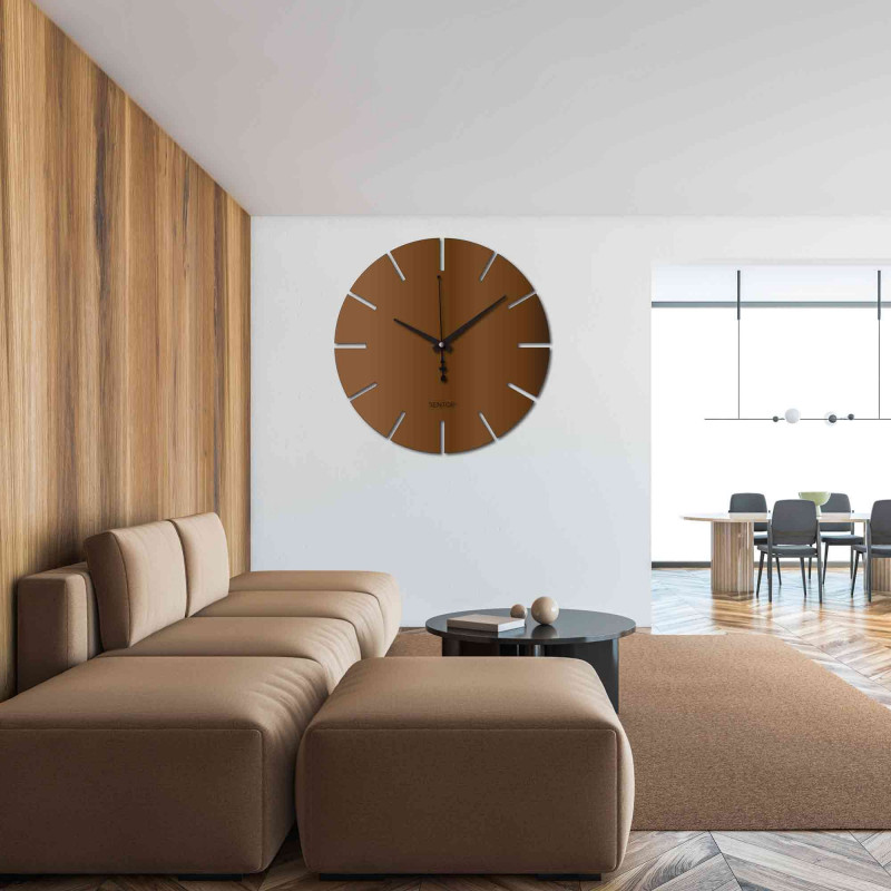 Kolorowy zegar ścienny z plexi - APLEND