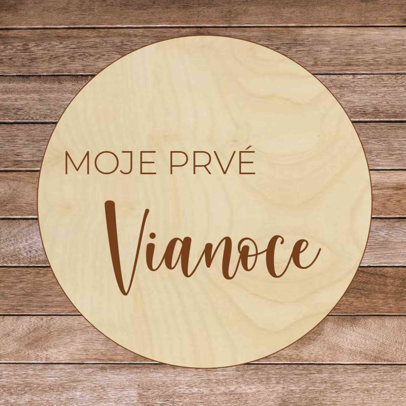 Drewniany kamień milowy - Moje pierwsze Boże...
