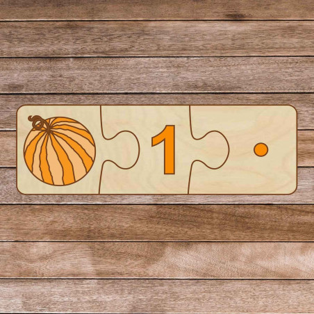 Drewniana układanka dla dzieci - Układanka trzyelementowa 30 elementów | GOLBIT