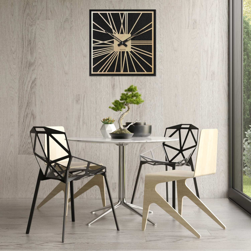 Drewniany zegar ścienny - JAVOR