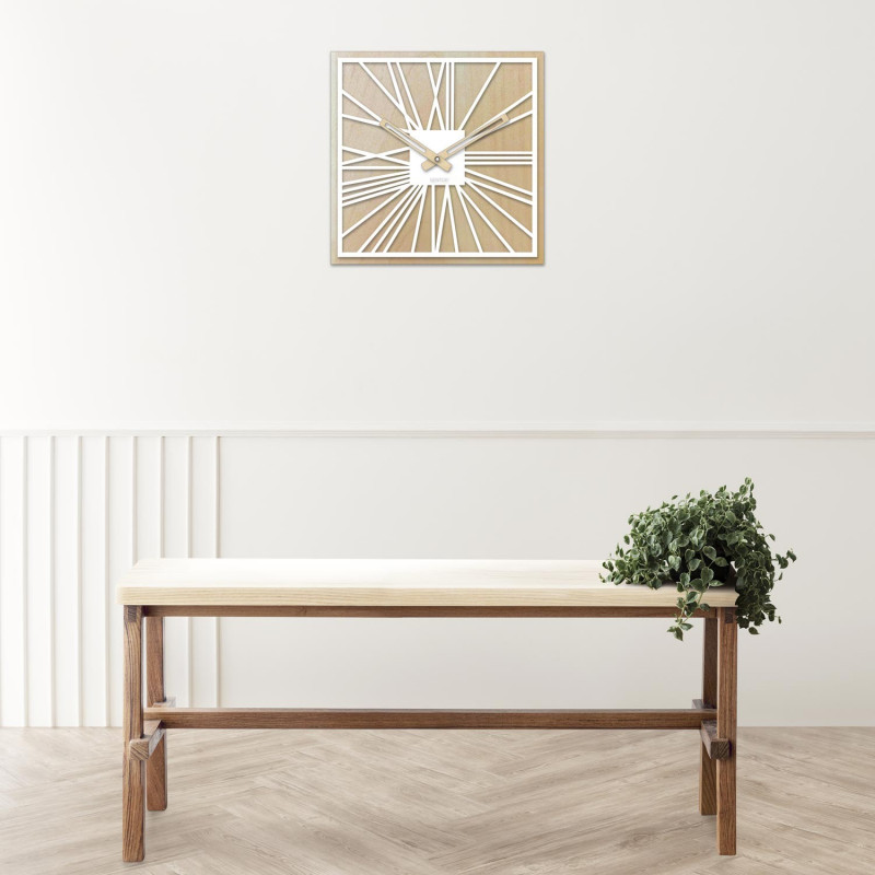 Drewniany zegar ścienny - JAVOR