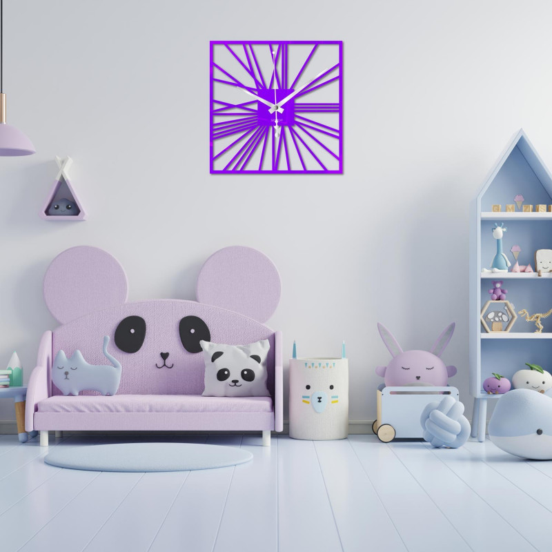 Zegar ścienny z pleksi - Sentop | X0111 | kolorowy