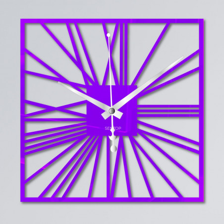 Zegar ścienny z pleksi - Sentop | X0111 | kolorowy