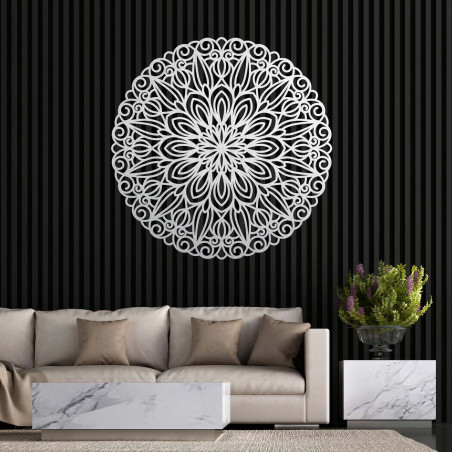 Elegancka mandala - drewniana dekoracja ścienna - SOFIS