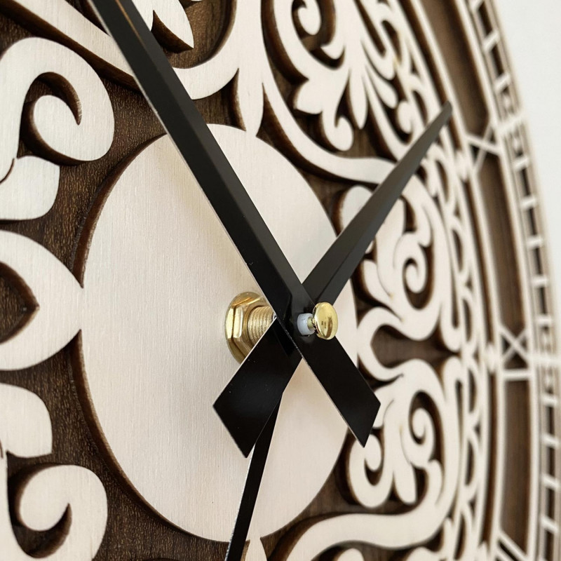 Elegancki drewniany zegar ścienny - Sentop |...