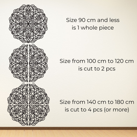 Drewniana mandala, obraz ścienny - TERRONS