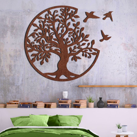 Drzewo życia z latającymi ptakami - LORA