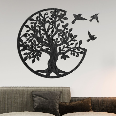 Drzewo życia z latającymi ptakami - LORA