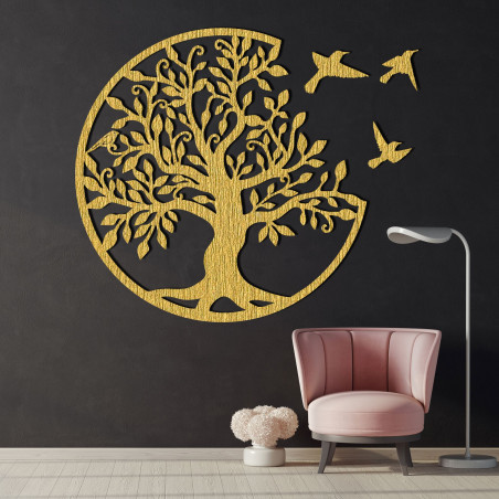 Drzewo życia z latającymi ptakami - LORA