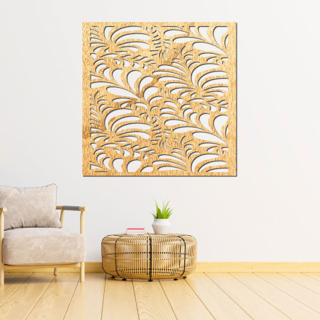 Rzeźbiony drewniany obraz na ścianę - HERBA