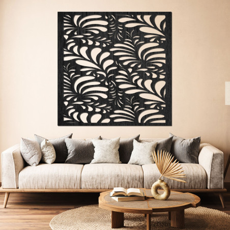 Rzeźbiony drewniany obraz na ścianę - HERBA