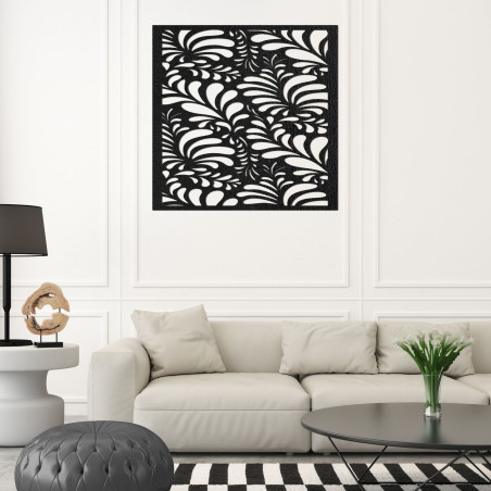 Drewniana kwadratowa dekoracja ścienna Drewniana kwadratowa dekoracja ścienna