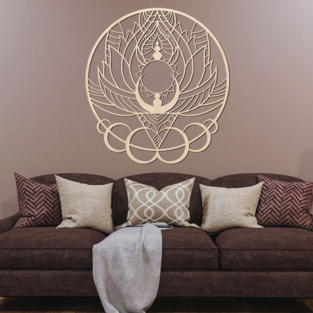 Rzeźbiona ściana – Słonecznik jako artystyczna dekoracja z drewna Rzeźbiona ściana – Słonecznik jako artystyczna dekoracja z drewna