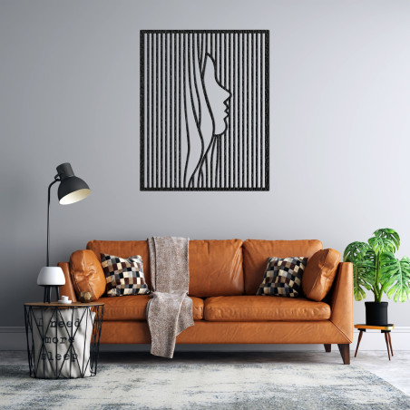 Optyczna iluzja twarzy - nowoczesny element dekoracyjny do wnętrz - FACIEI