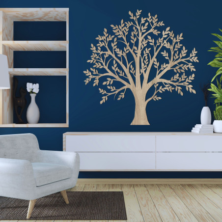 Rzeźbiona drewniana dekoracja Drzewo genealogiczne - FAMILIAE