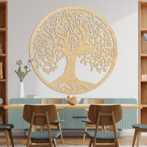Drewniana dekoracja ścienna drzewo życia - FLOREO 2