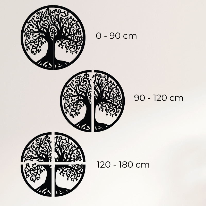 Drewniana dekoracja ścienna drzewo życia - FLOREO