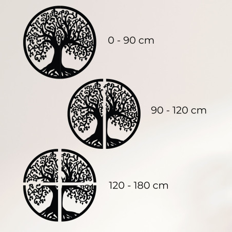 Rzeźbiony drewniany obraz ścienny drzewo życia - ARBOR