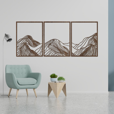 Góry elegancka drewniana dekoracja - MAUTANIS