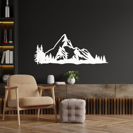 Rzeźbiona drewniana dekoracja górska natura - MONTANA