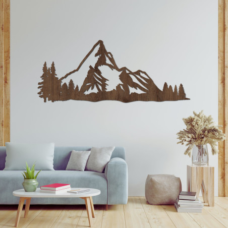 Rzeźbiona drewniana dekoracja górska natura - MONTANA Rzeźbiona drewniana dekoracja górska natura - MONTANA