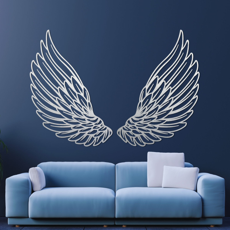 Drewniana dekoracja ścienna skrzydła anioła - ANGELIC