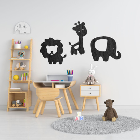 Drewniane zwierzęta do pokoju - ZOOTRO