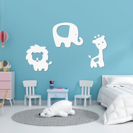 Drewniane zwierzęta do pokoju - ZOOTRO