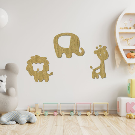 Drewniane zwierzęta do pokoju - ZOOTRO