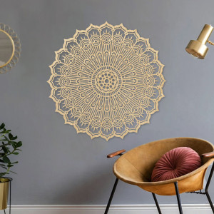 Uzdrawiająca mandala ścienna - Elegancka dekoracja...