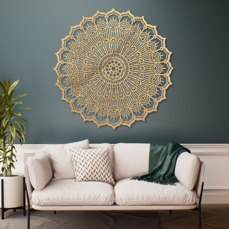 Uzdrawiająca mandala ścienna - Elegancka dekoracja ścienna do Twojego wnętrza