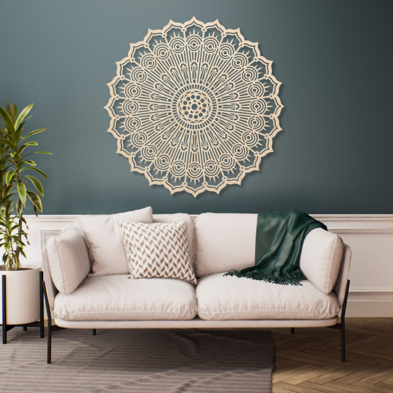 Uzdrawiająca mandala ścienna - Elegancka dekoracja ścienna do Twojego wnętrza