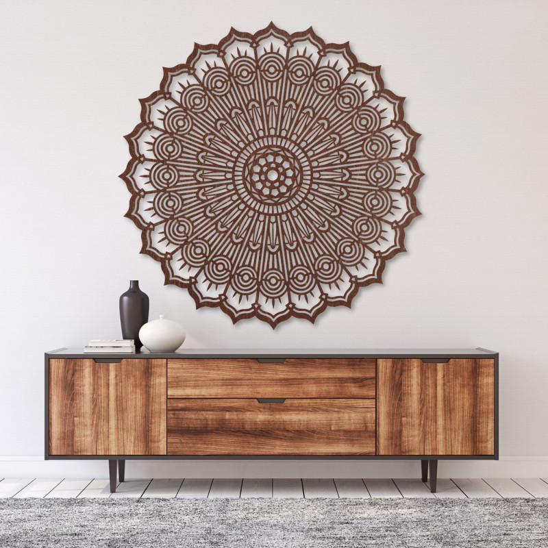 Uzdrawiająca mandala ścienna - Elegancka dekoracja ścienna do Twojego wnętrza