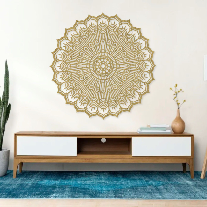 Uzdrawiająca mandala ścienna - Elegancka dekoracja ścienna do Twojego wnętrza
