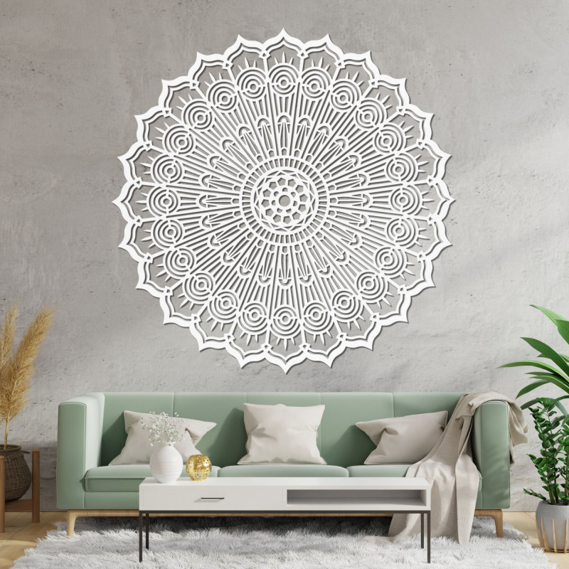 Uzdrawiająca mandala ścienna - Elegancka dekoracja ścienna do Twojego wnętrza