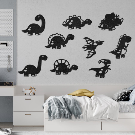 Drewniany obrazek do pokoju dziecięcego dinozaury - TERESEK