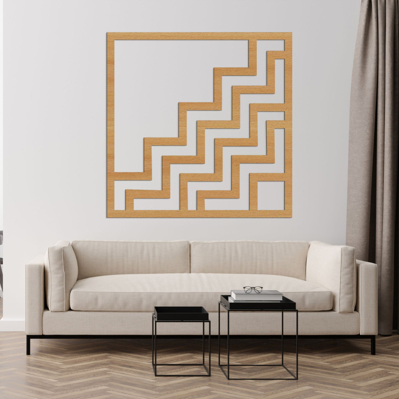 Geometryczna dekoracja ścienna kwadrat - SUQARE