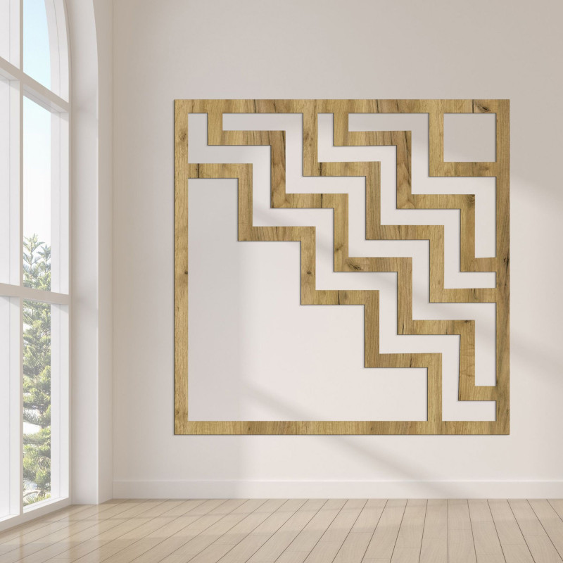 Geometryczna dekoracja ścienna kwadrat - SUQARE