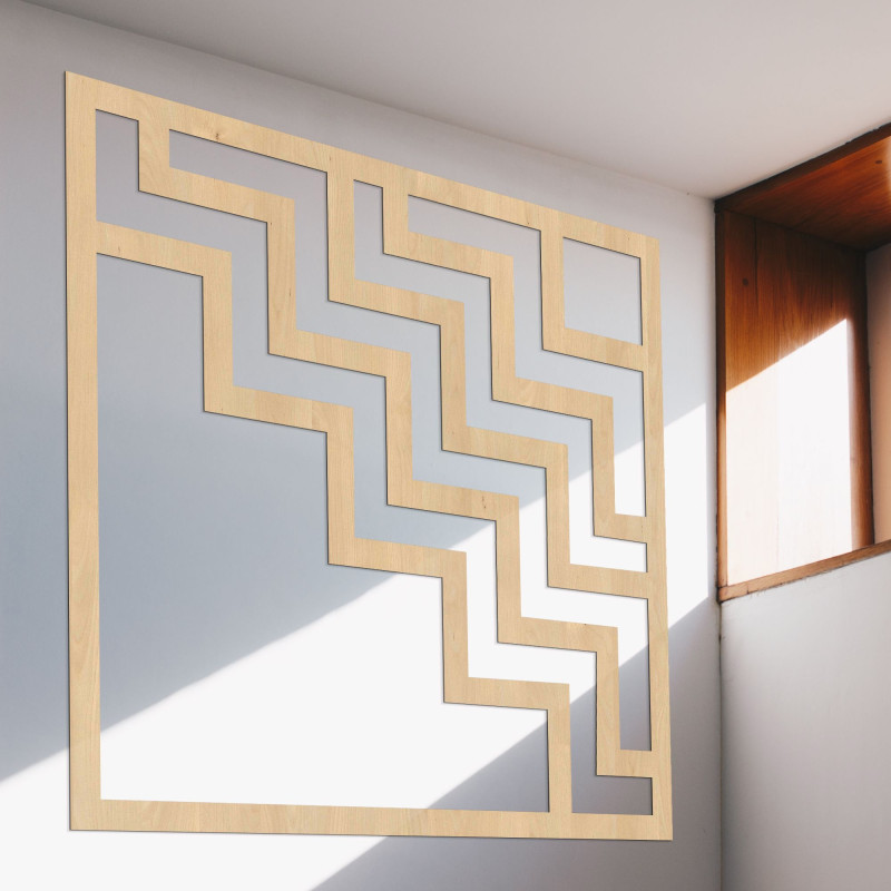 Geometryczna dekoracja ścienna kwadrat - SUQARE