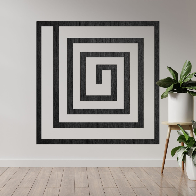 Drewniana spirala dekoracyjna - SQUARIL