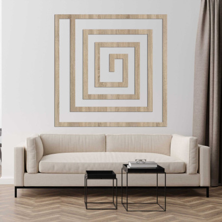 Drewniana dekoracja geometryczna - WOORTLE