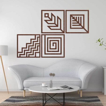 Czteroczęściowy obraz ścienny - CHYCNOY